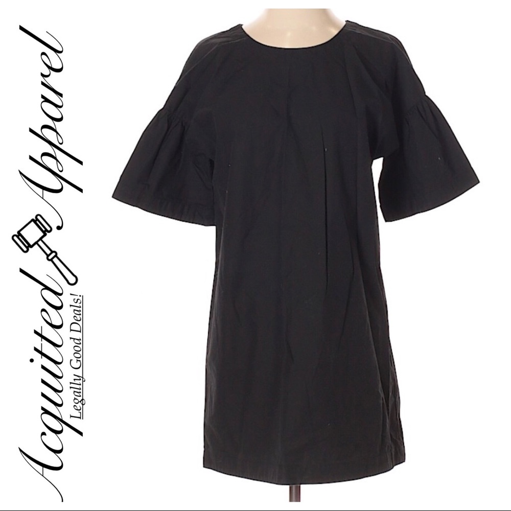 Armani Exchange | Bell Sleeve Little Black Dress